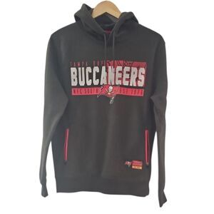 Tampa Bay Buccaneers NFL Hoodie Men's Sz S Brown & Red Pullover Game Day Gear